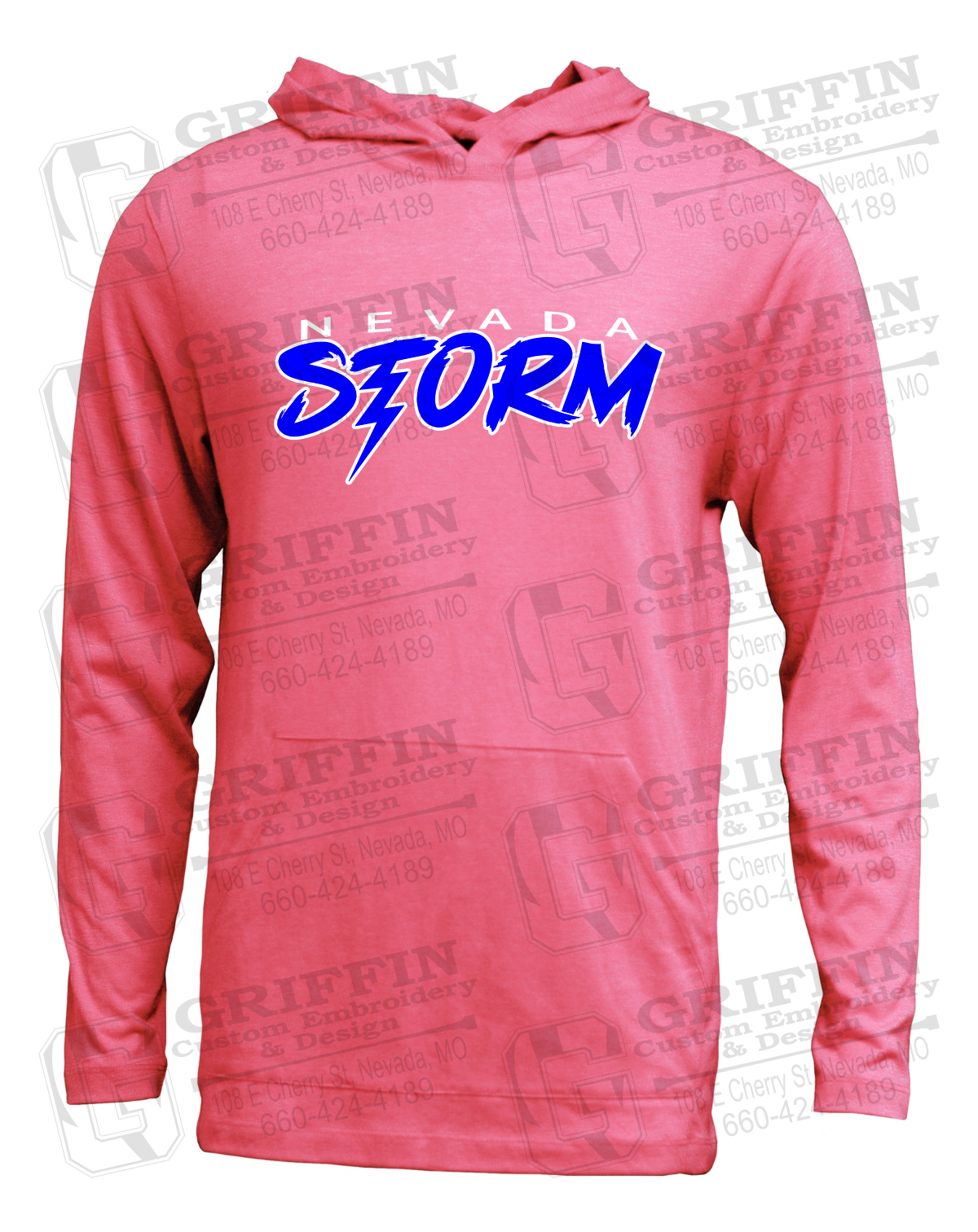 Soft-Tek T-Shirt Hoodie - Basketball - Nevada Storm