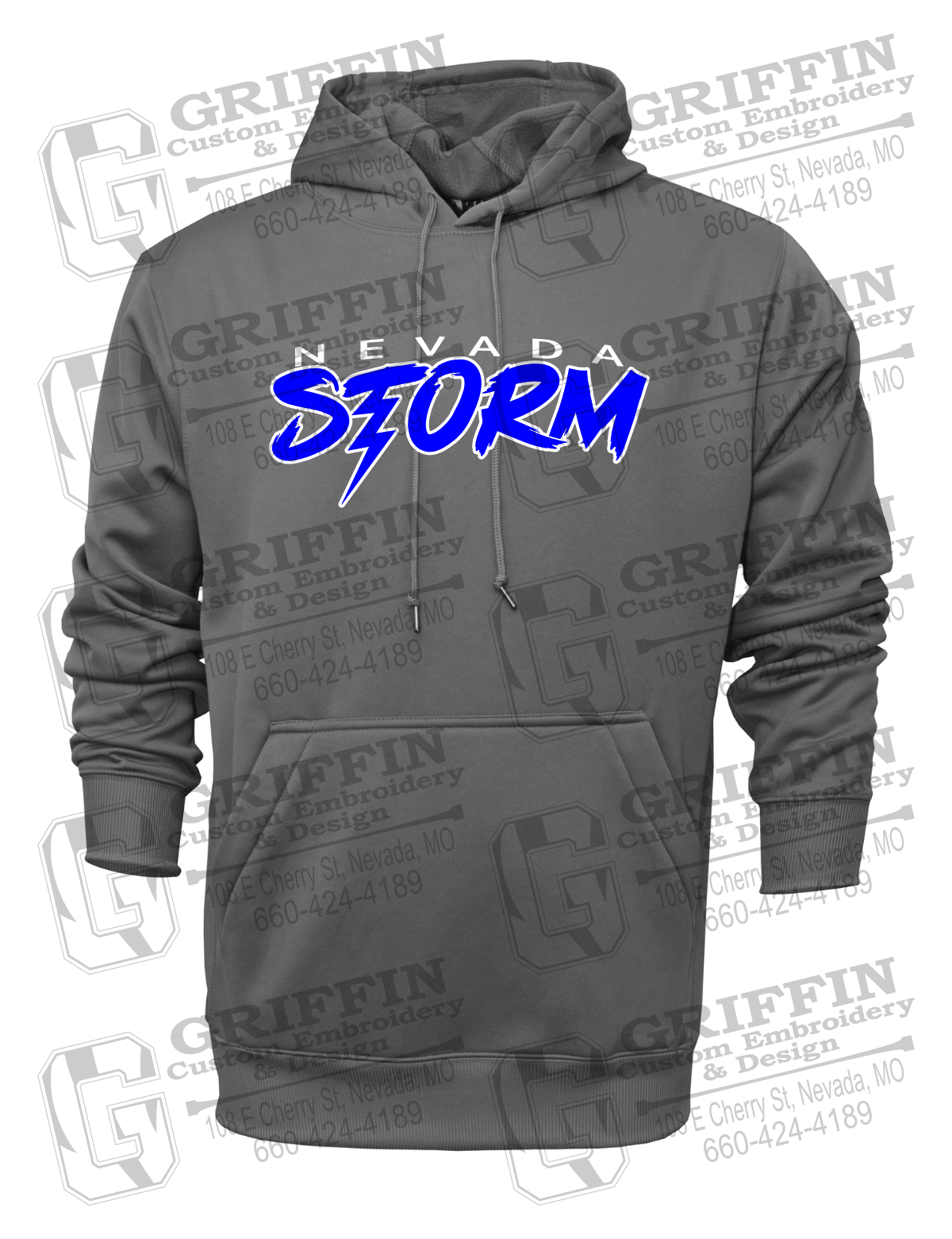 Performance Fleece Hoodie - Basketball - Nevada Storm