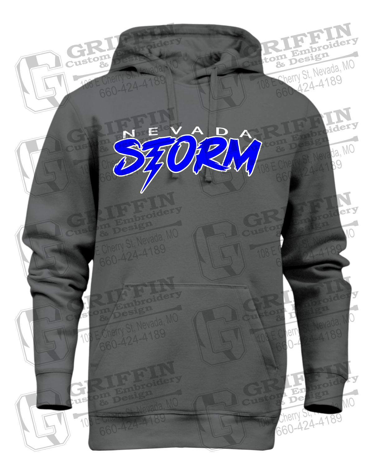 Heavyweight Fleece Hoodie - Basketball - Nevada Storm