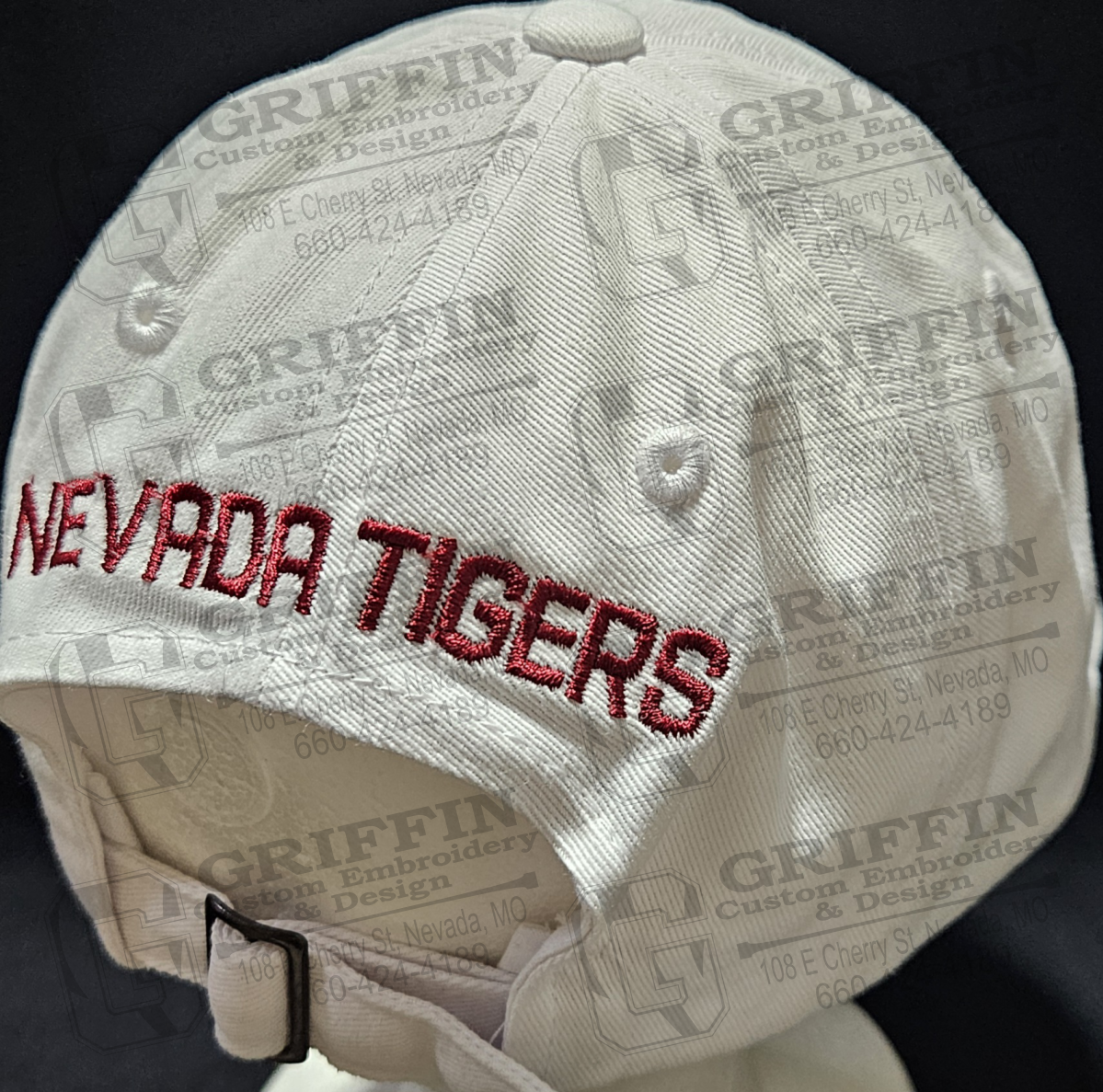 3D Embroidered Classic Cap - White w/ NT Logo