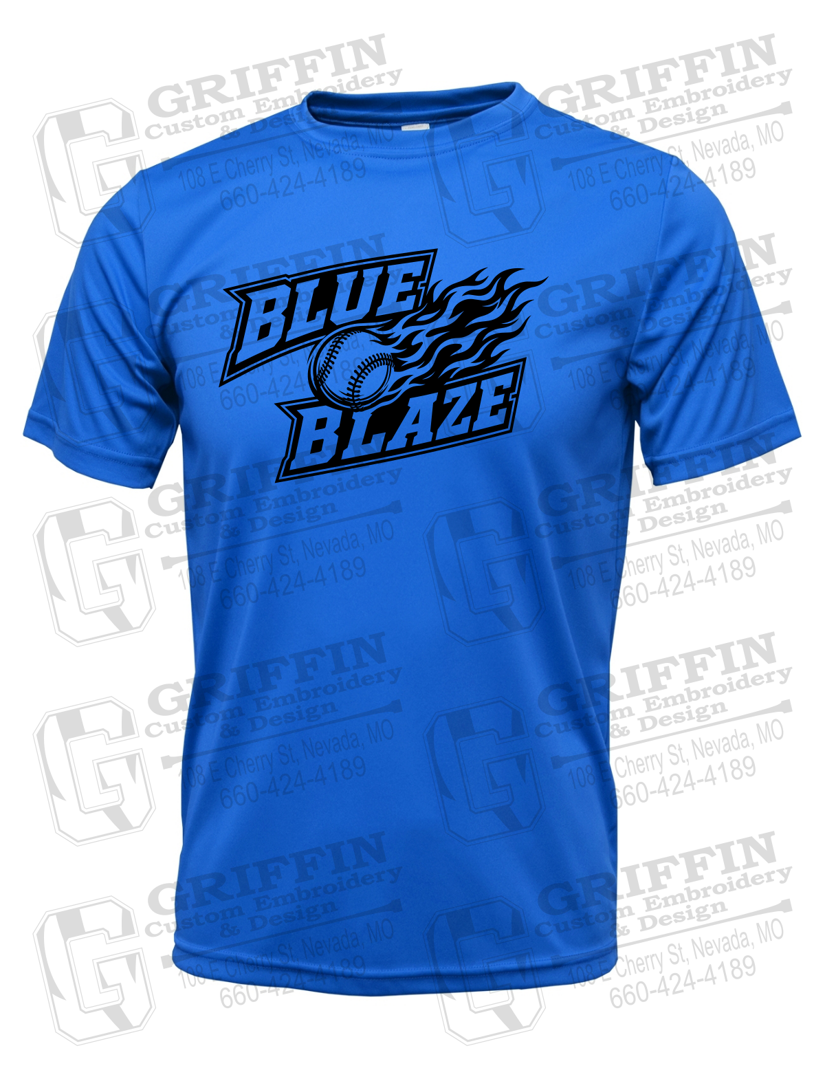 Dry-Fit Short Sleeve T-Shirt - Blue Blaze