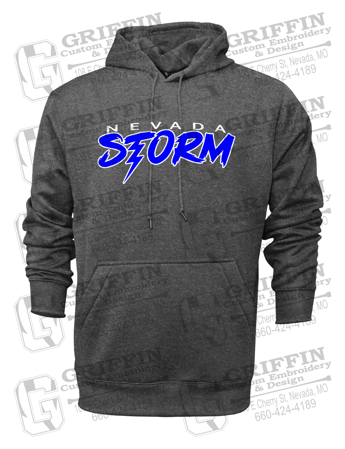 Performance Fleece Hoodie - Basketball - Nevada Storm