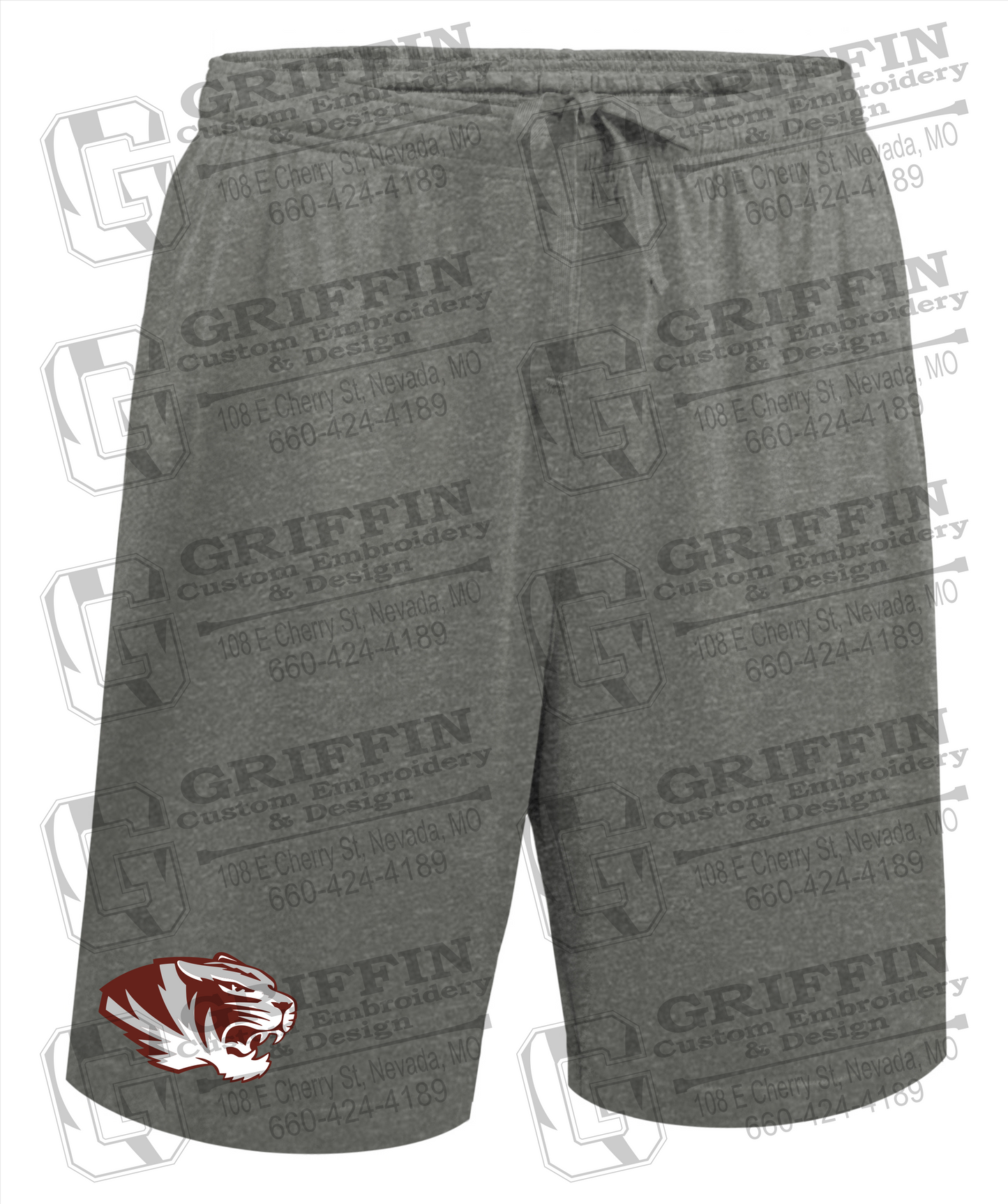 Gym Shorts - Nevada Tigers Tiger Head Logo