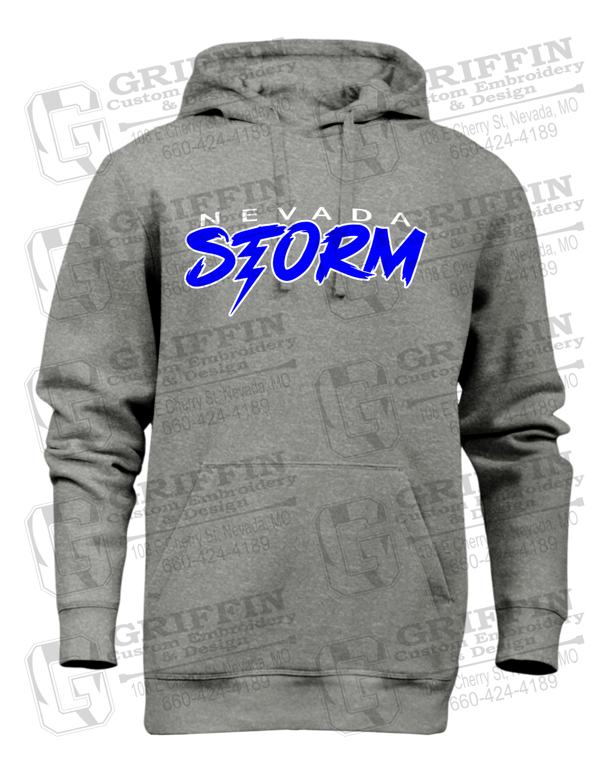 Heavyweight Fleece Hoodie - Basketball - Nevada Storm