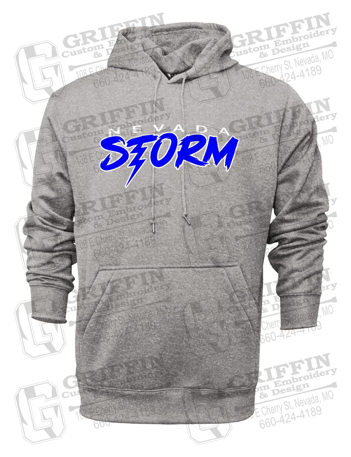 Performance Fleece Hoodie - Basketball - Nevada Storm