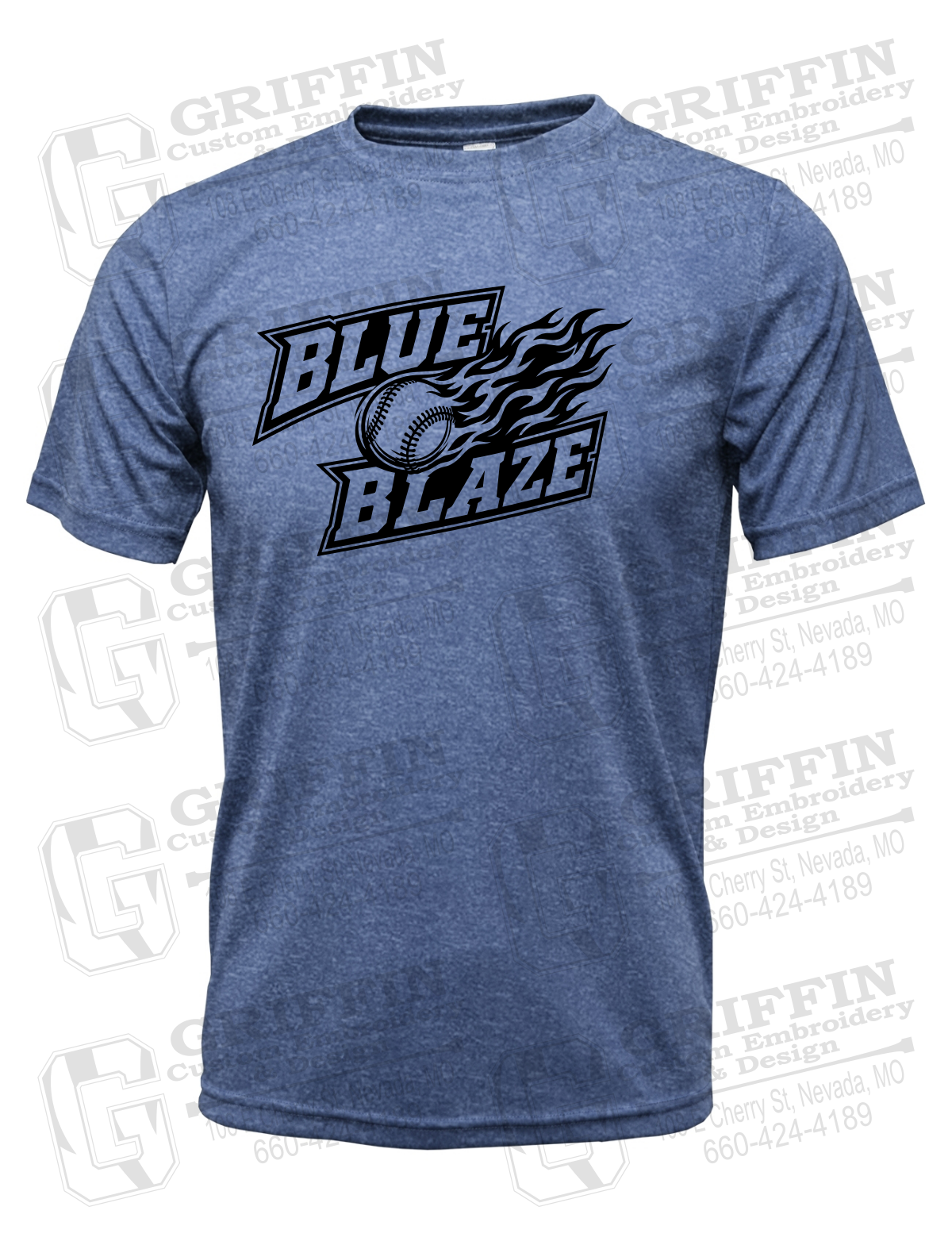 Dry-Fit Short Sleeve T-Shirt - Blue Blaze