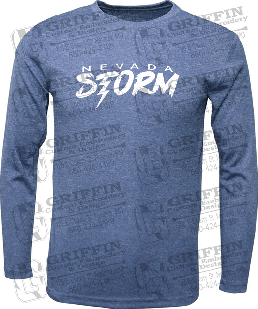 Dry-Fit Long Sleeve T-Shirt - Basketball - Nevada Storm