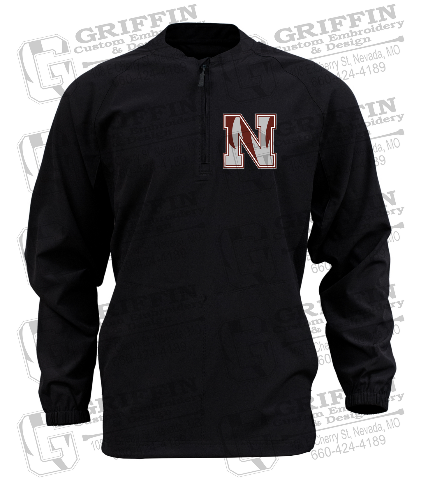 Long Sleeve Cage Jacket - Nevada Tigers N Logo