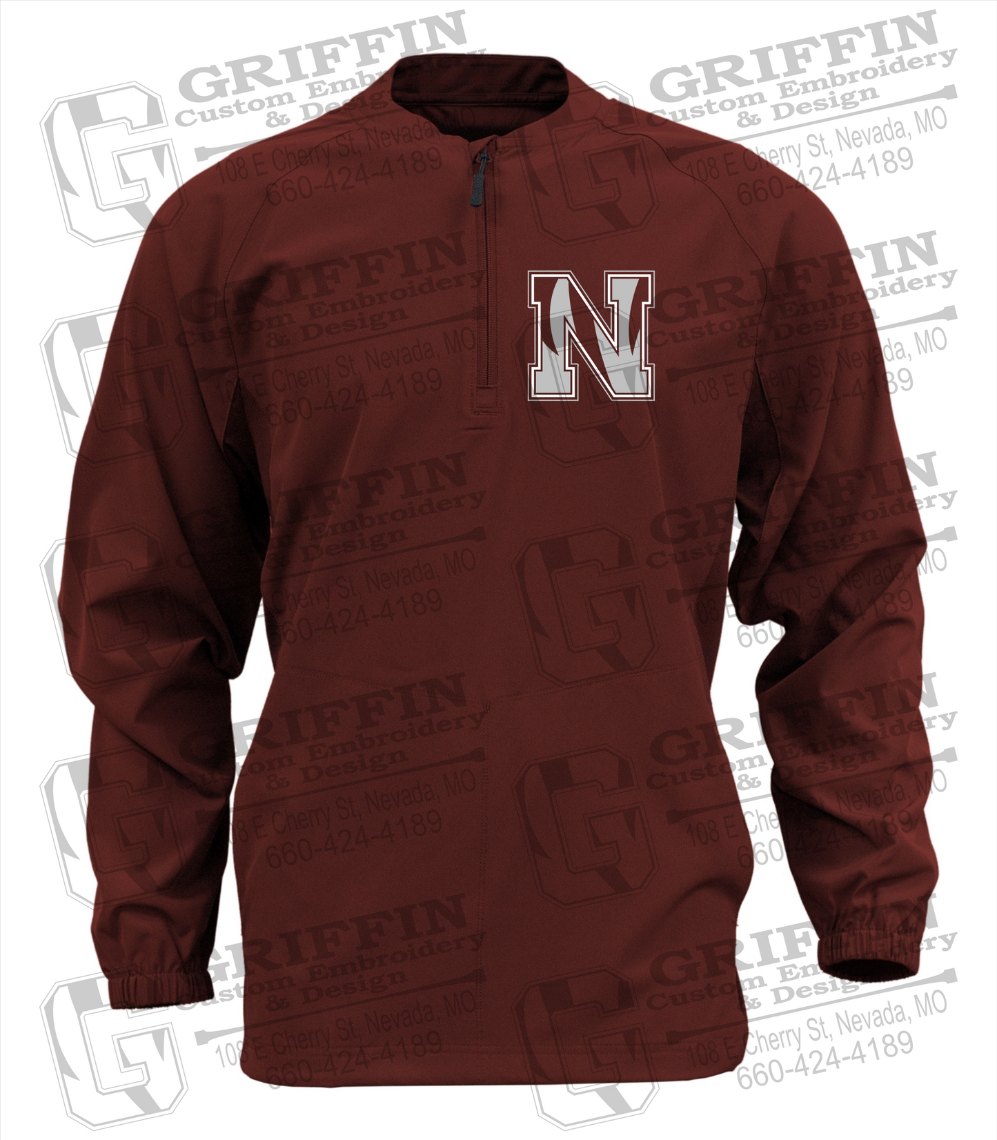 Long Sleeve Cage Jacket - Nevada Tigers N Logo