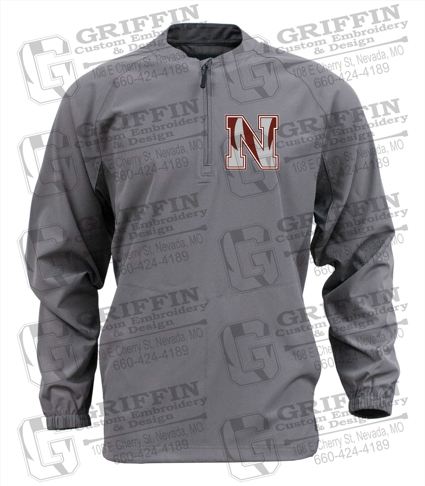Long Sleeve Cage Jacket - Nevada Tigers N Logo