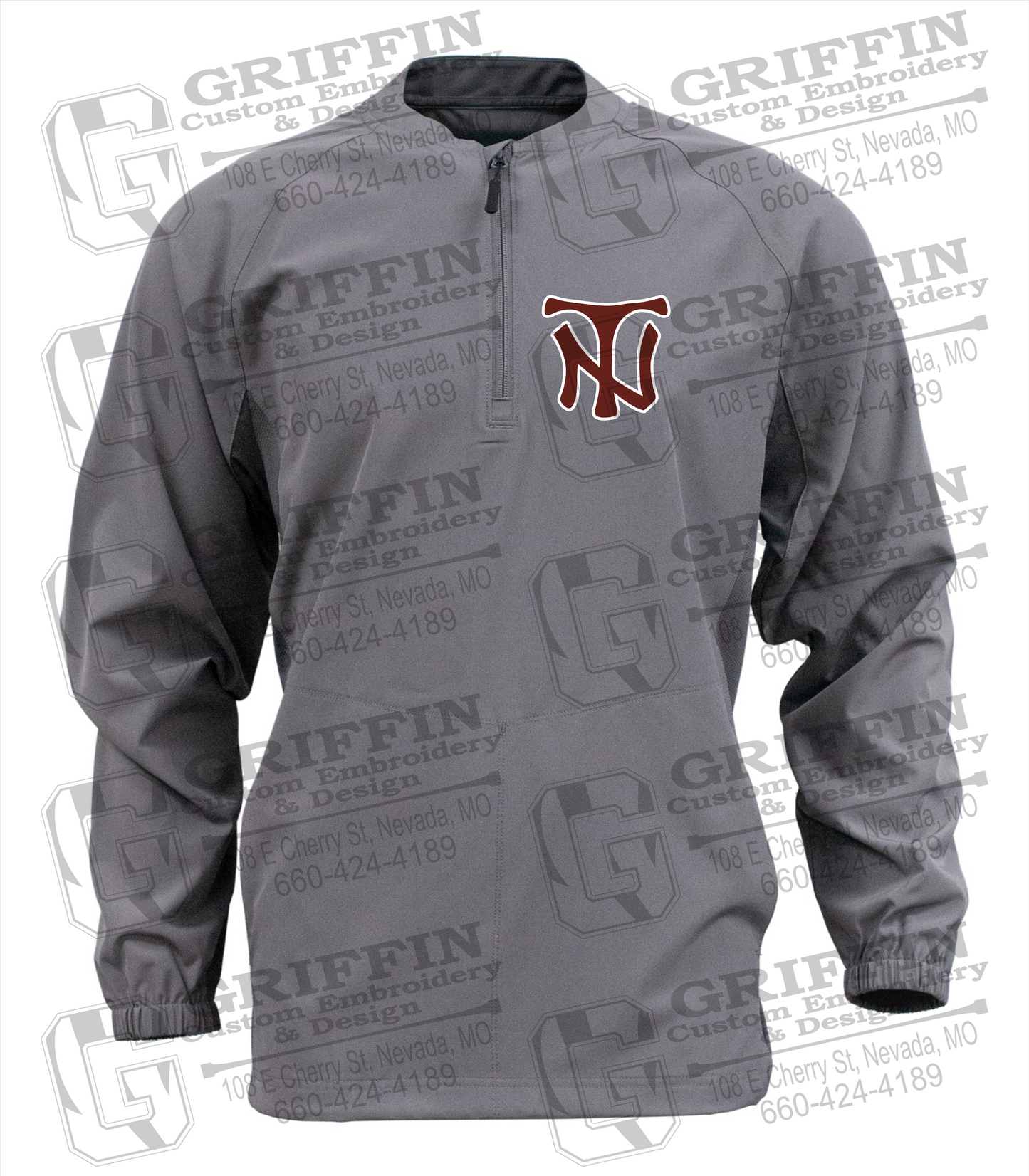Long Sleeve Cage Jacket - Nevada Tigers NT Logo