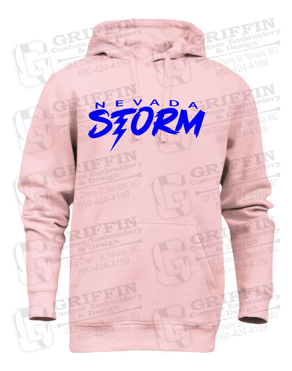 Heavyweight Fleece Hoodie - Basketball - Nevada Storm