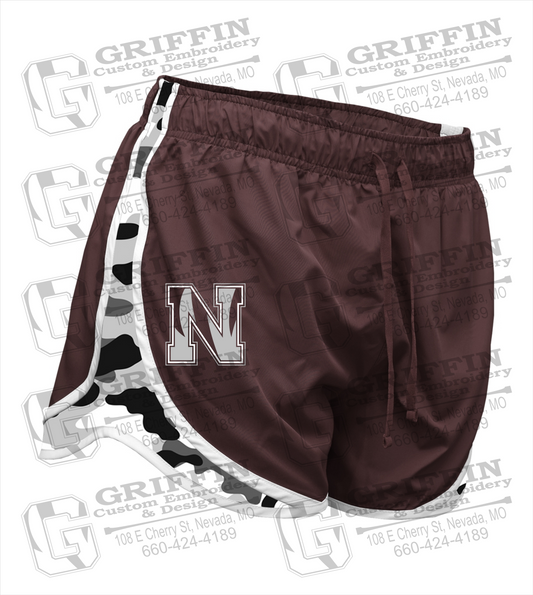 Girls Running Shorts - Nevada Tigers N Logo