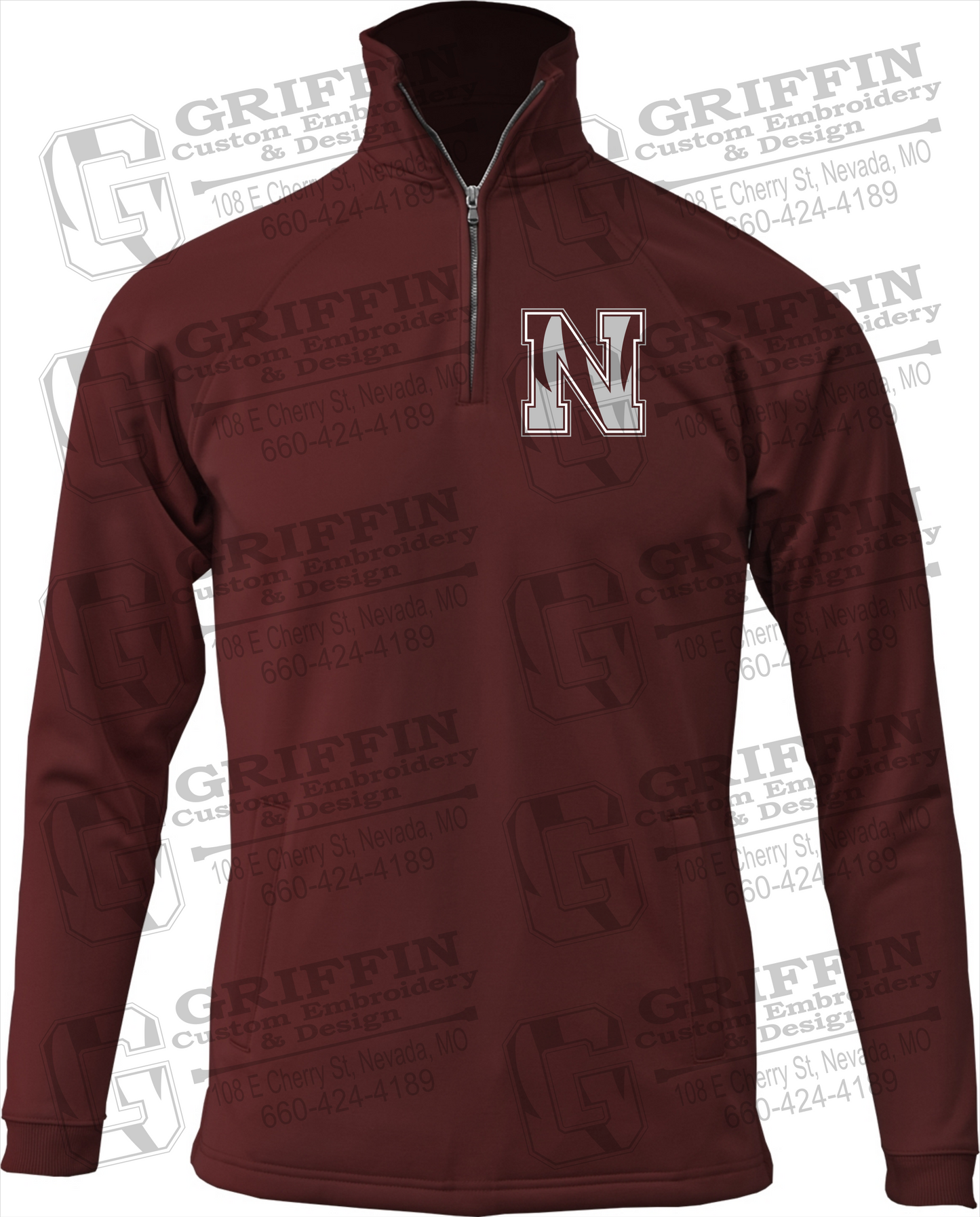 Performance Fleece 1/4 Zip Sweatshirt - Nevada Tigers N Logo