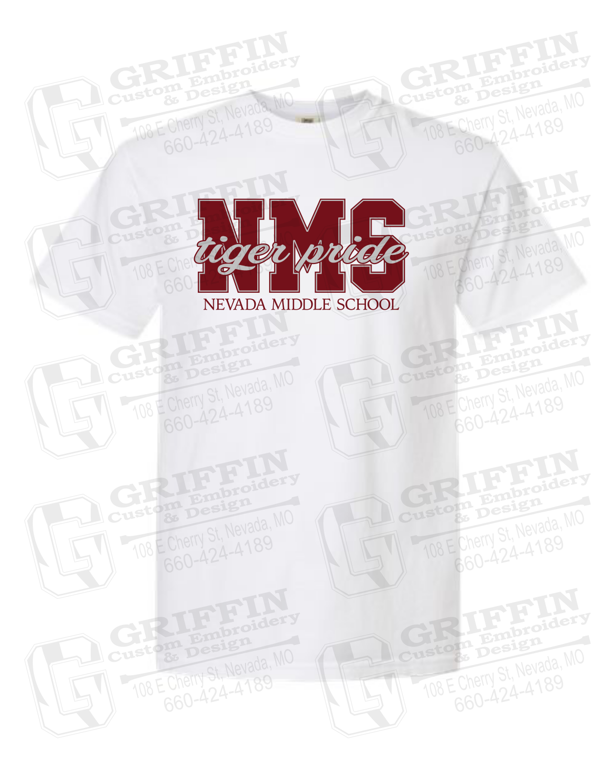 Comfort Colors Short Sleeve T-Shirt - Nevada Tigers NMS-001