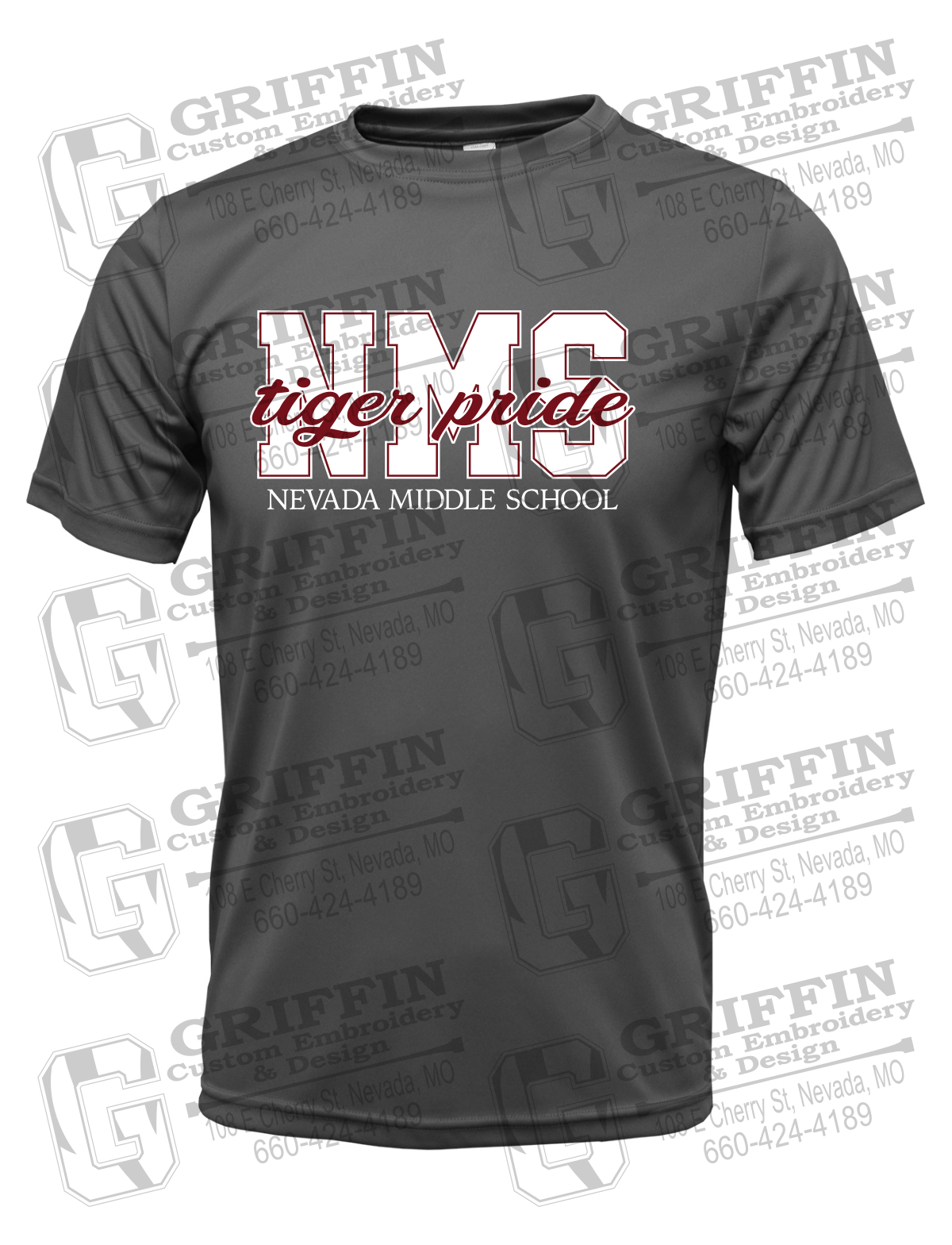 Dry-Fit Short Sleeve T-Shirt - Nevada Tigers NMS-001