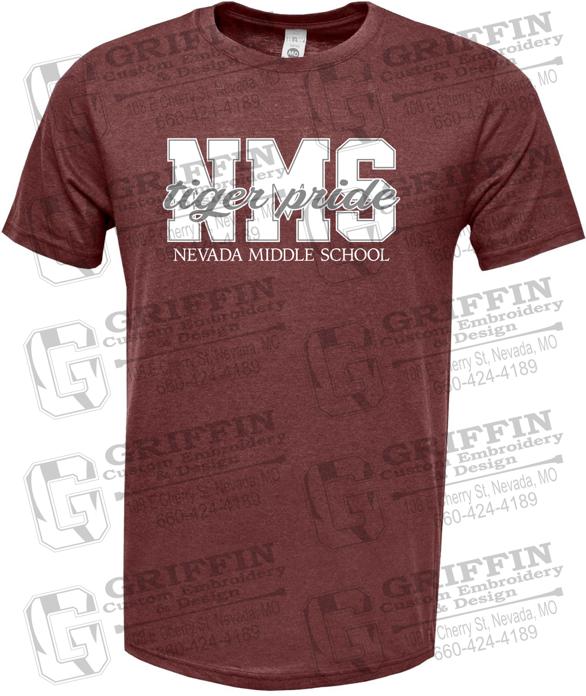 Soft-Tek Short Sleeve T-Shirt - Nevada Tigers NMS-001