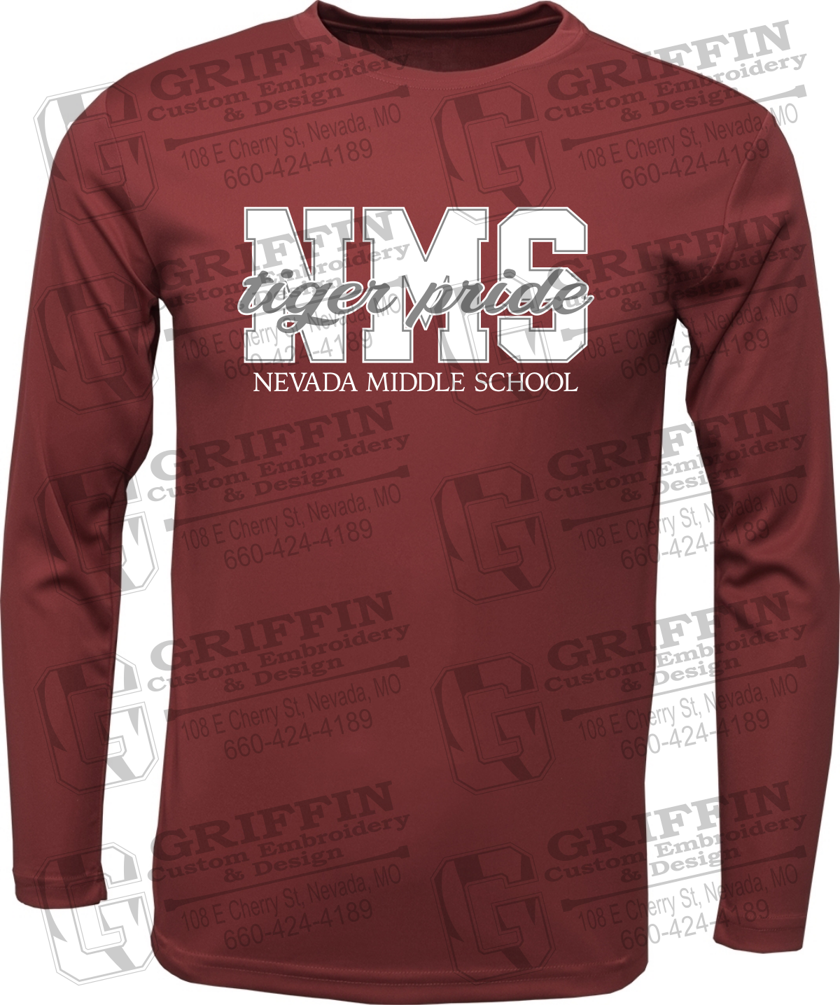 Dry-Fit Long Sleeve T-Shirt - Nevada Tigers NMS-001
