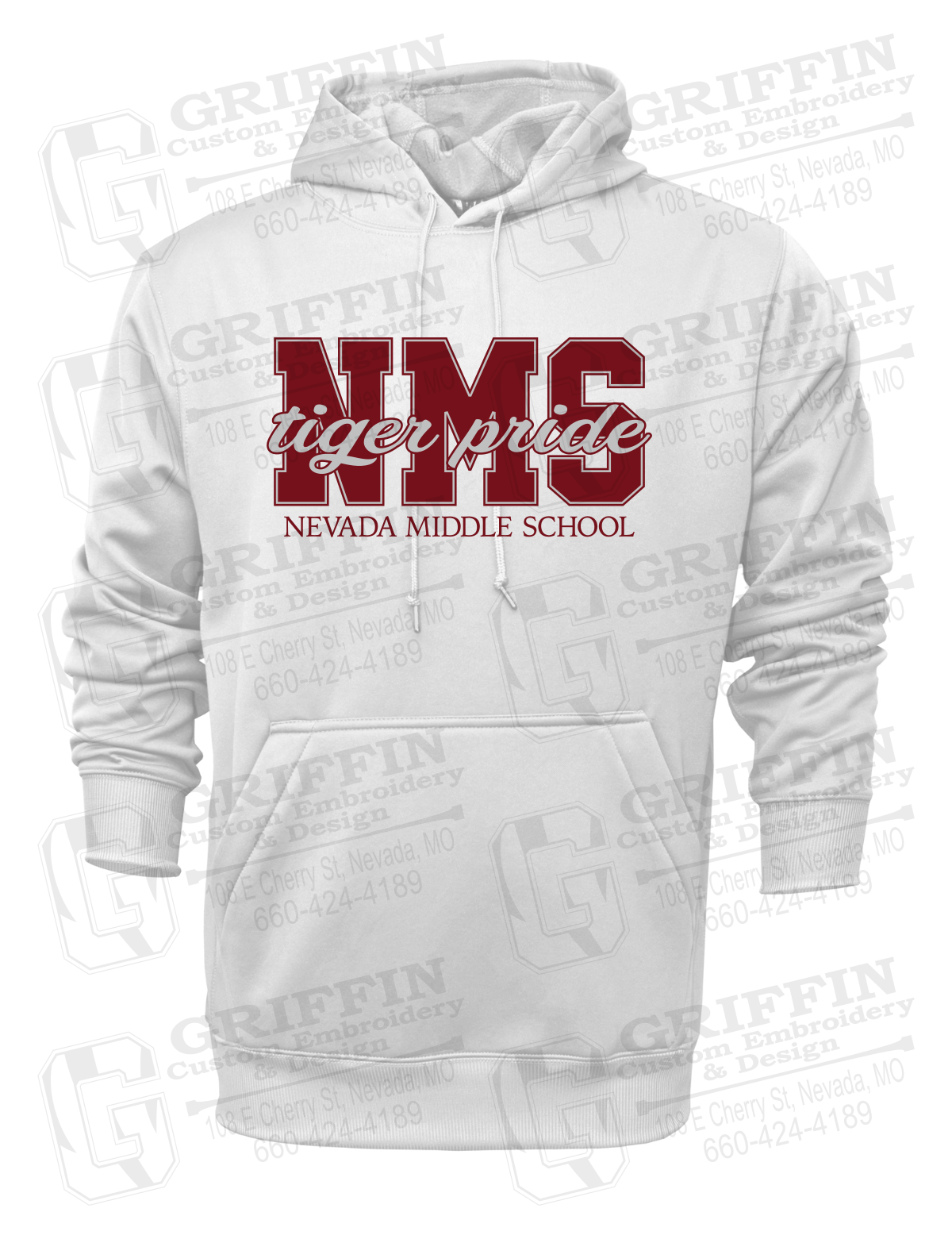 Performance Fleece Hoodie - Nevada Tigers NMS-001