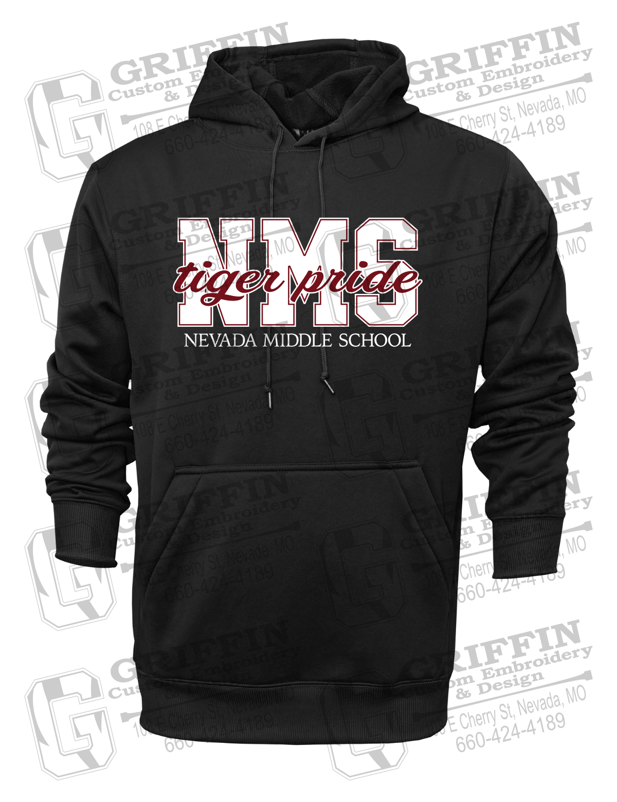 Performance Fleece Hoodie - Nevada Tigers NMS-001