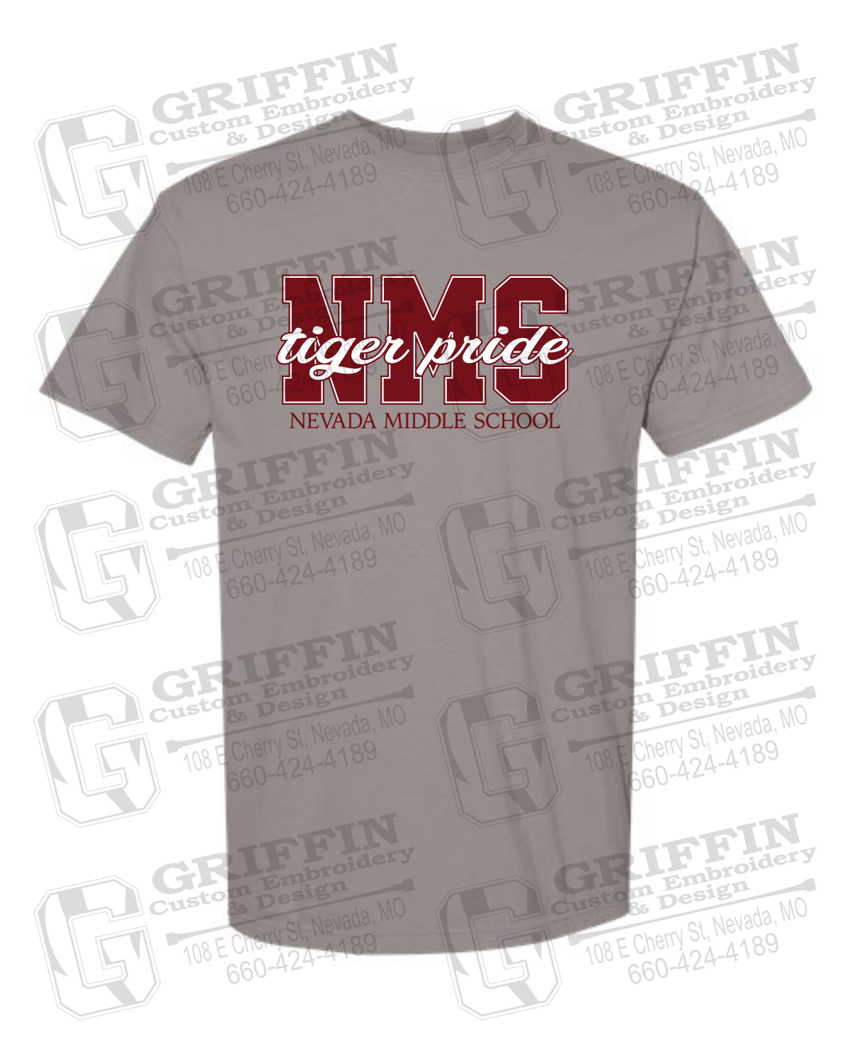 Comfort Colors Short Sleeve T-Shirt - Nevada Tigers NMS-001