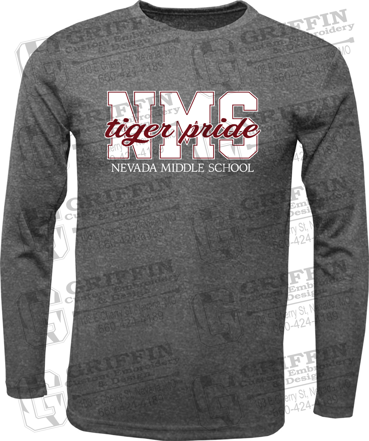 Dry-Fit Long Sleeve T-Shirt - Nevada Tigers NMS-001