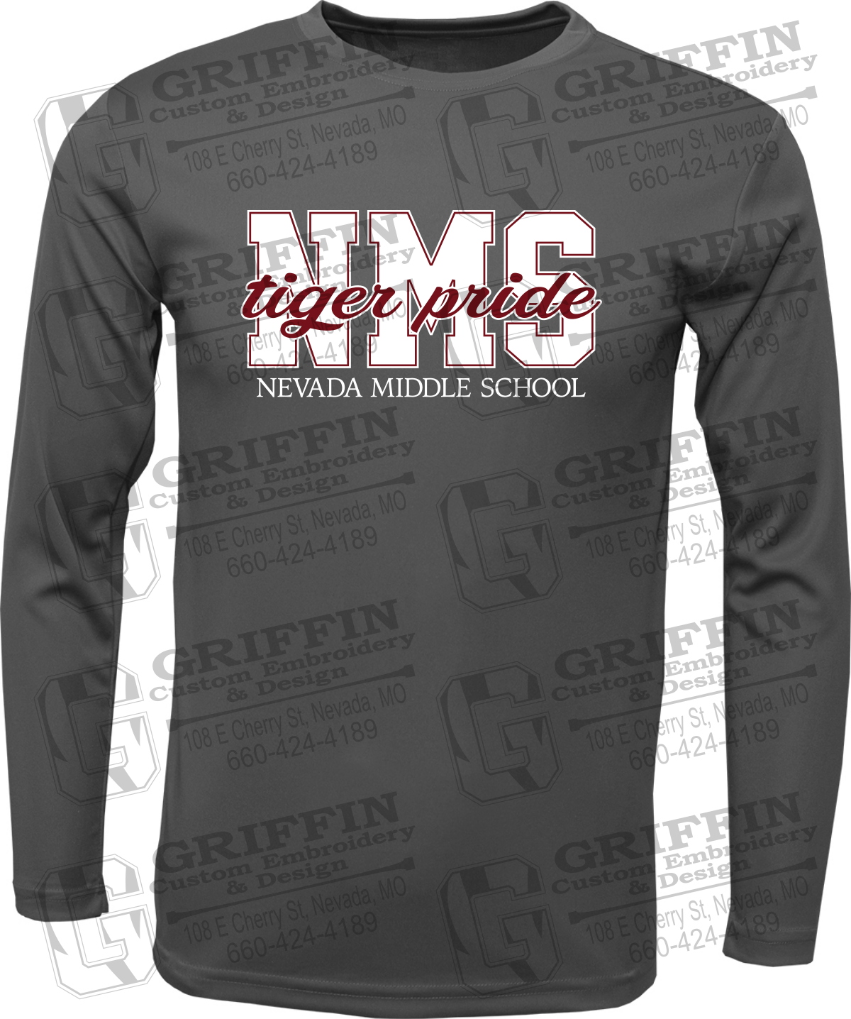 Dry-Fit Long Sleeve T-Shirt - Nevada Tigers NMS-001
