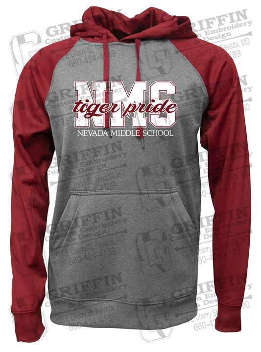 Performance Fleece Raglan Hoodie - Nevada Tigers NMS-001