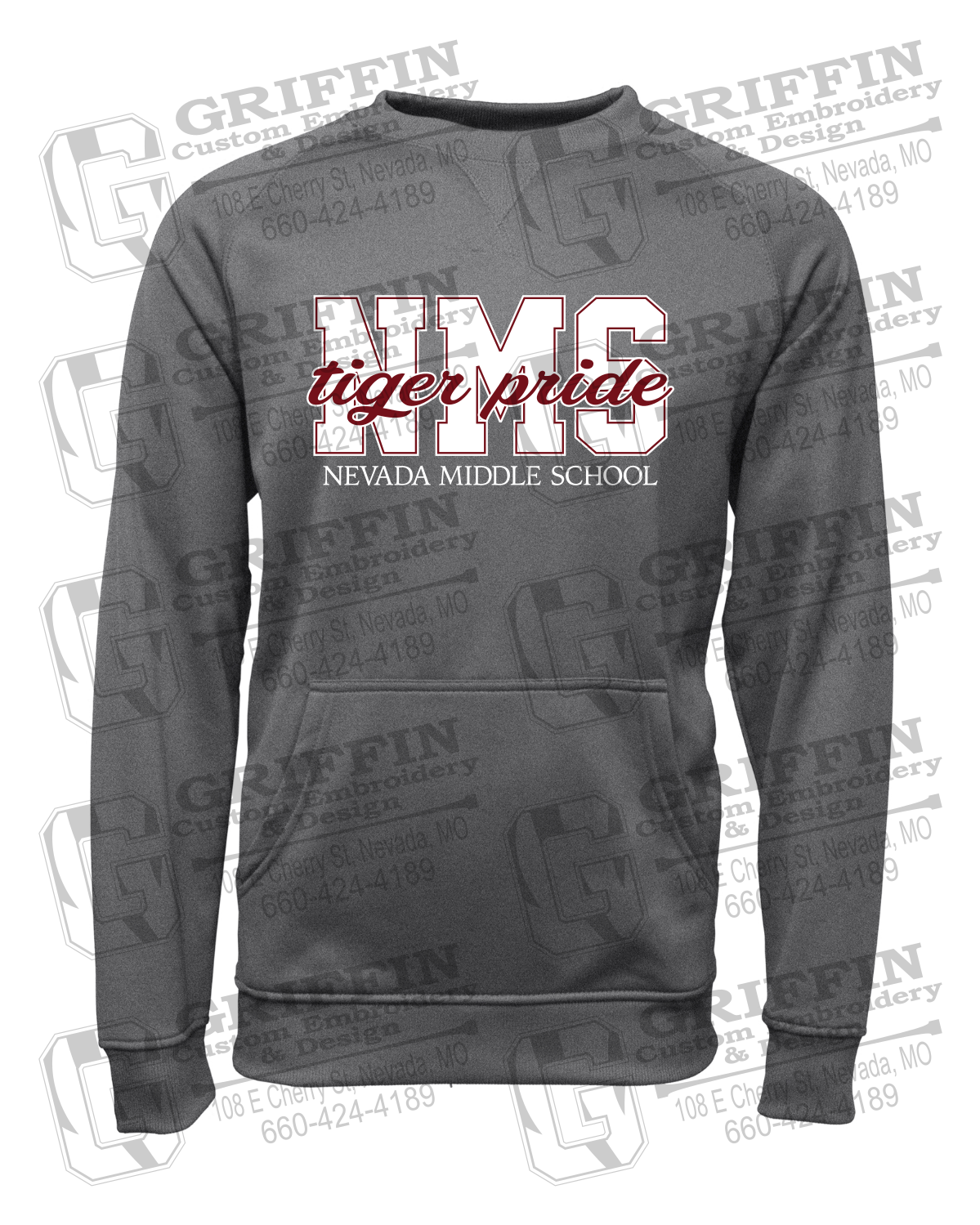 Performance Fleece Sweatshirt - Nevada Tigers NMS-001