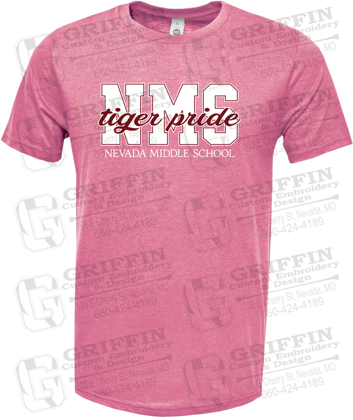 Soft-Tek Short Sleeve T-Shirt - Nevada Tigers NMS-001