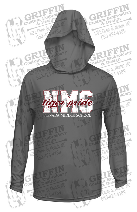 Dry-Fit T-Shirt Hoodie - Nevada Tigers NMS-001