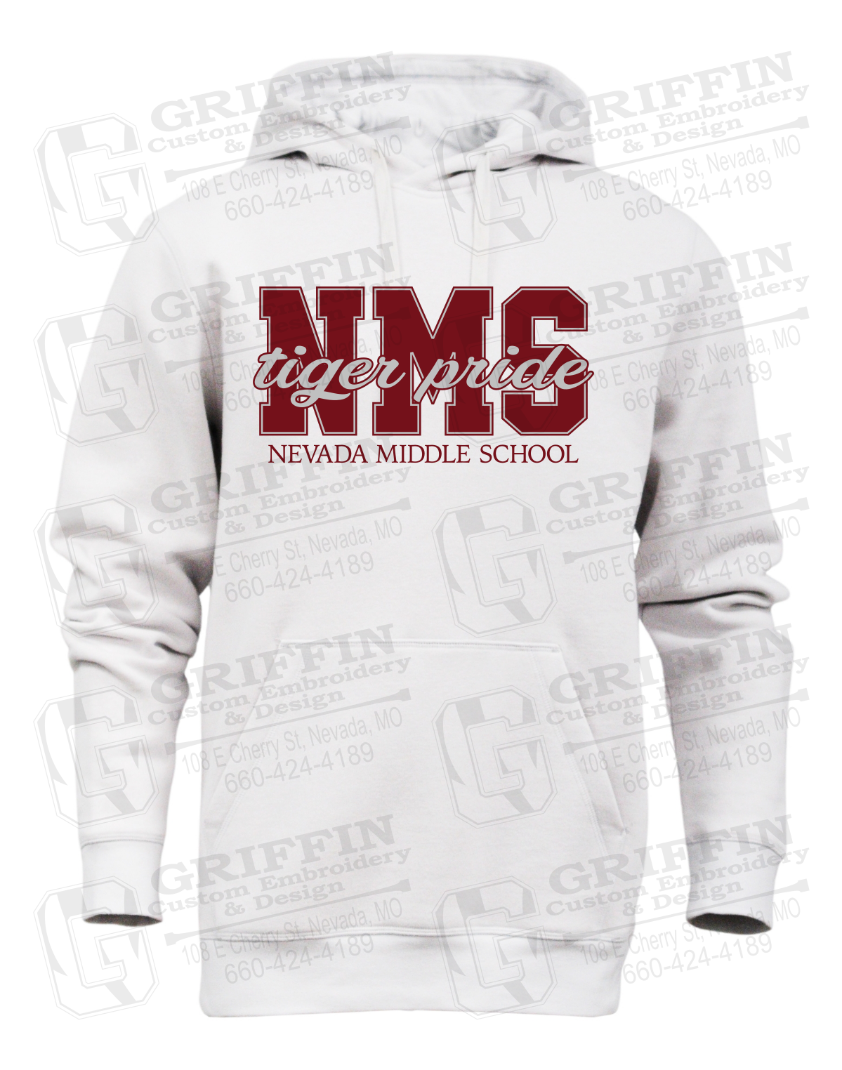 Heavyweight Fleece Hoodie - Nevada Tigers NMS-001