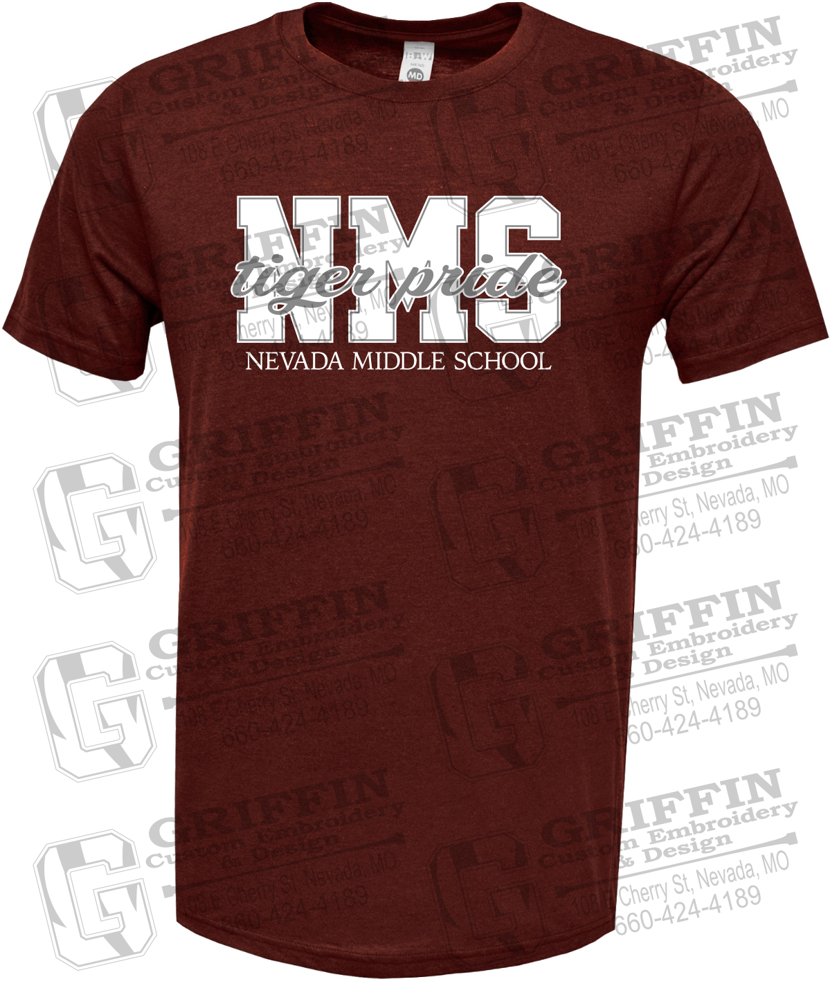 Soft-Tek Short Sleeve T-Shirt - Nevada Tigers NMS-001