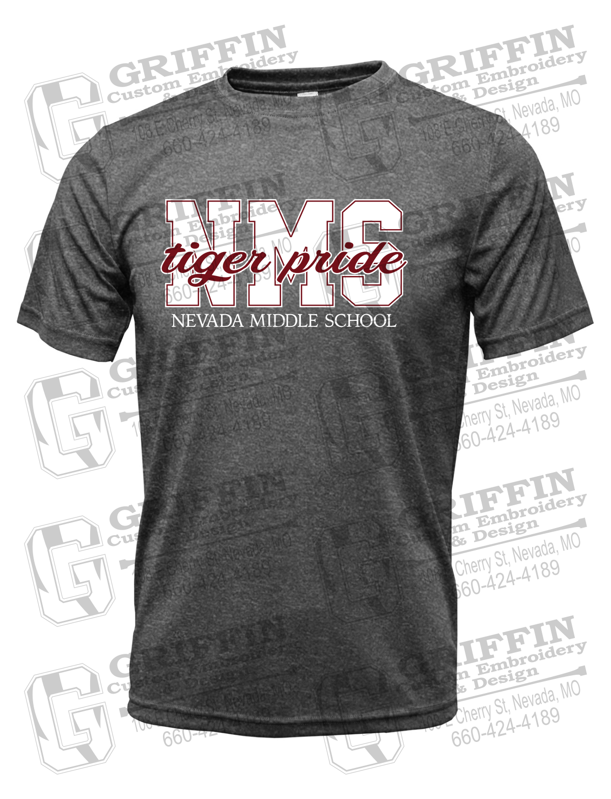Dry-Fit Short Sleeve T-Shirt - Nevada Tigers NMS-001