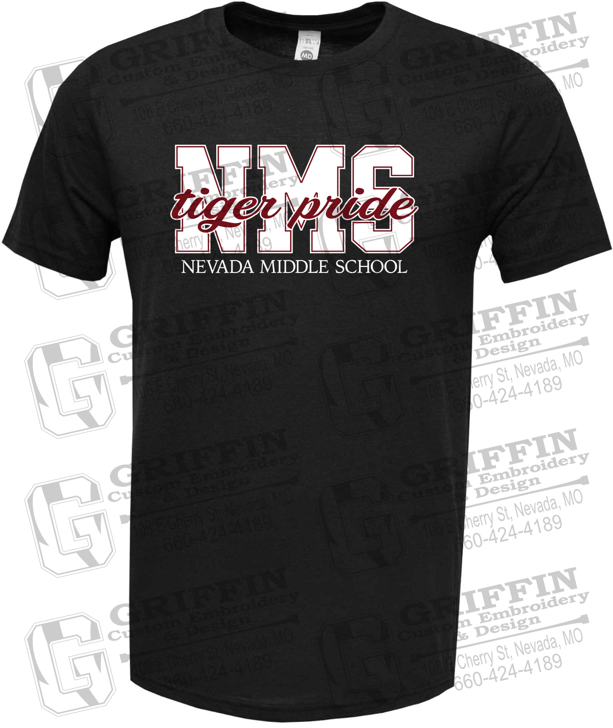 Soft-Tek Short Sleeve T-Shirt - Nevada Tigers NMS-001