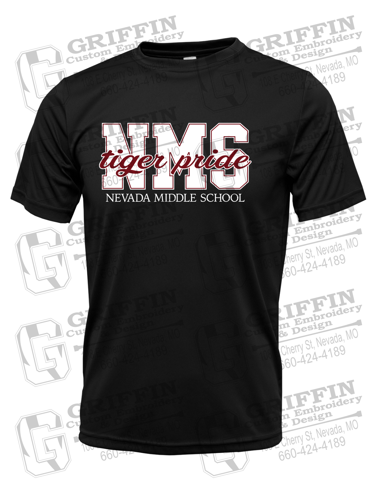 Dry-Fit Short Sleeve T-Shirt - Nevada Tigers NMS-001