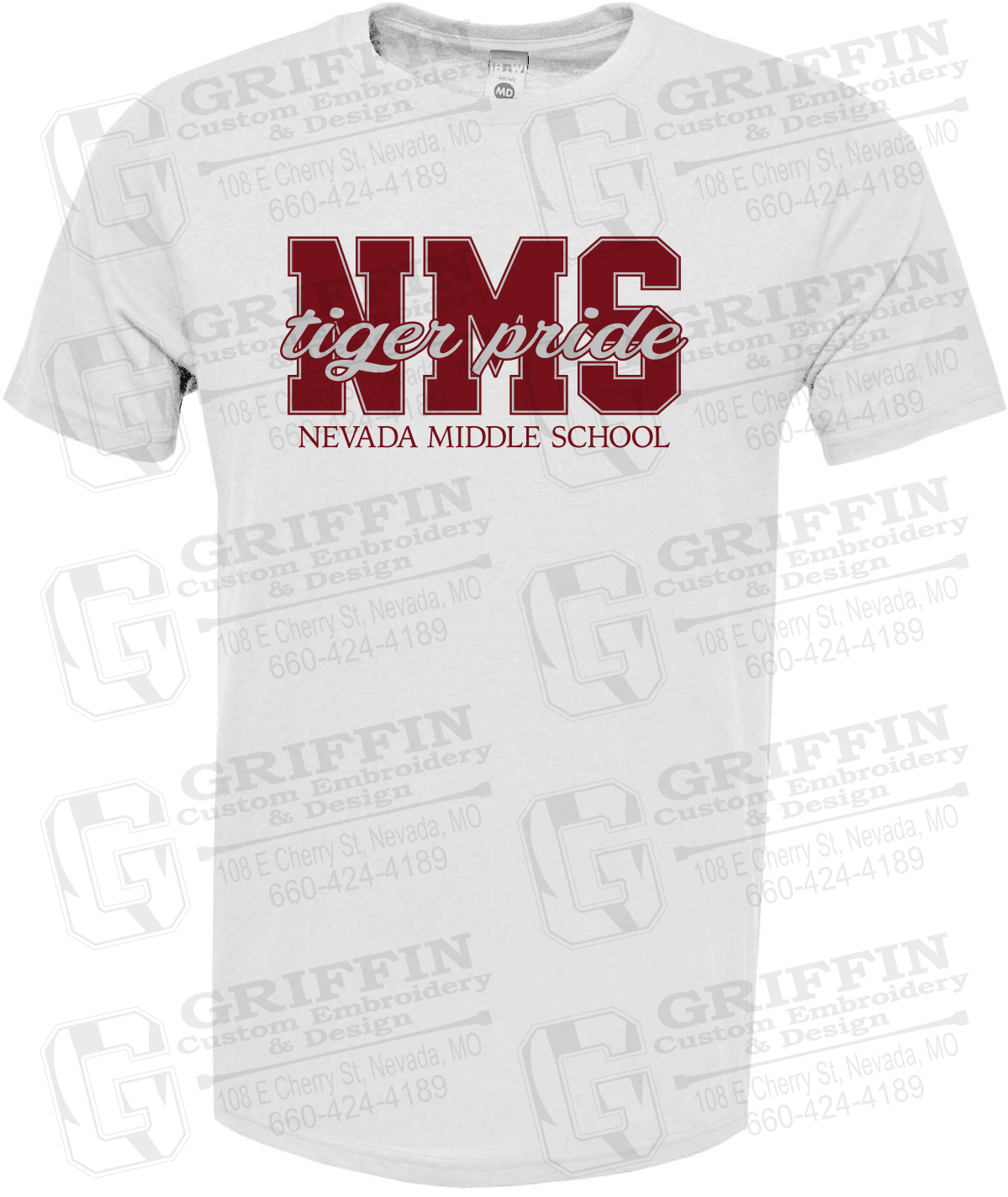 Soft-Tek Short Sleeve T-Shirt - Nevada Tigers NMS-001