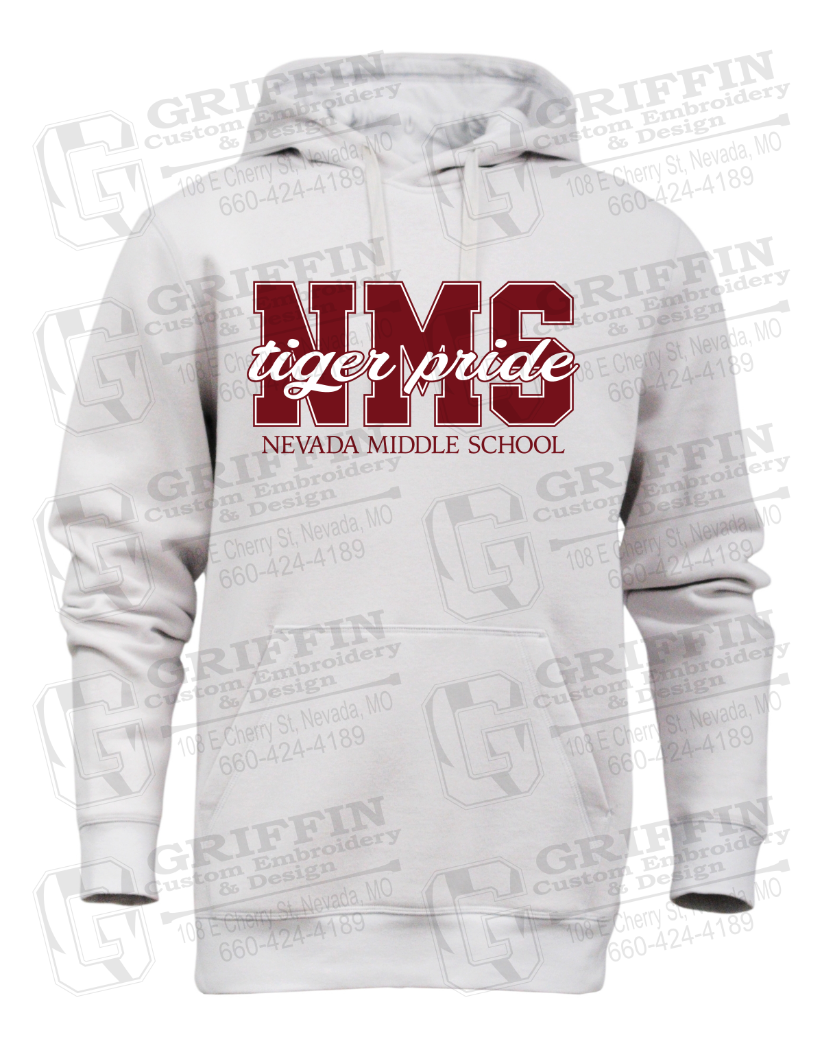 Heavyweight Fleece Hoodie - Nevada Tigers NMS-001
