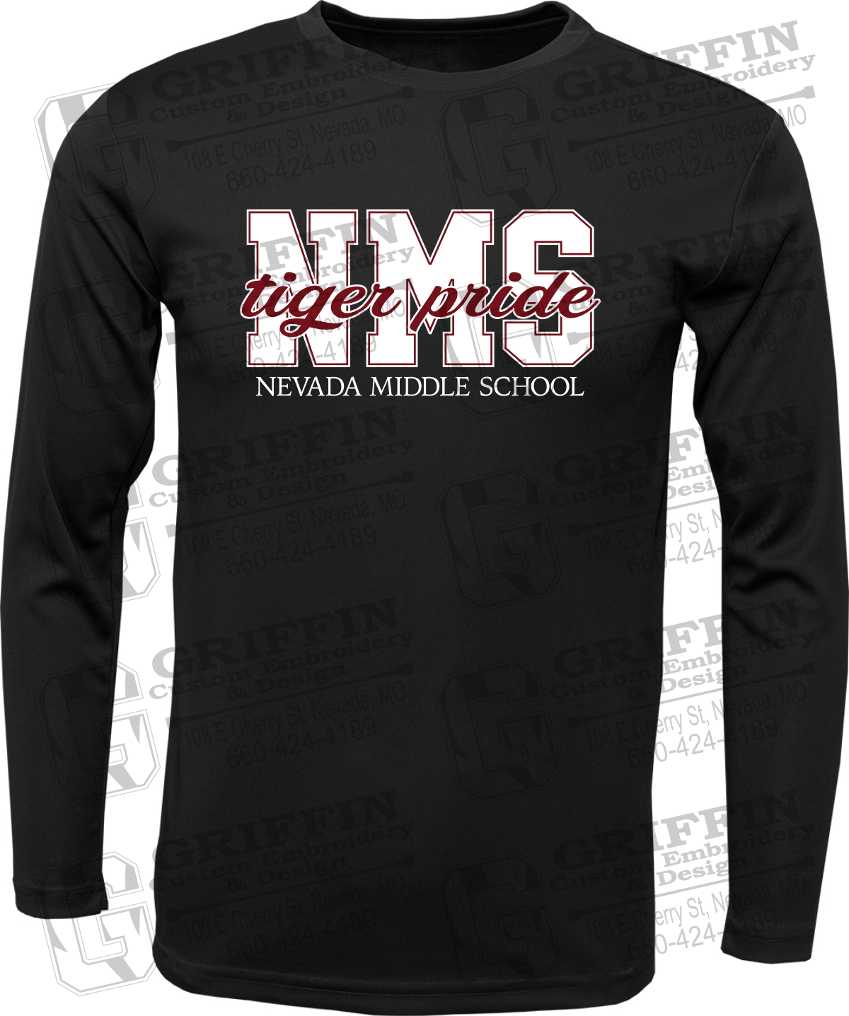 Dry-Fit Long Sleeve T-Shirt - Nevada Tigers NMS-001