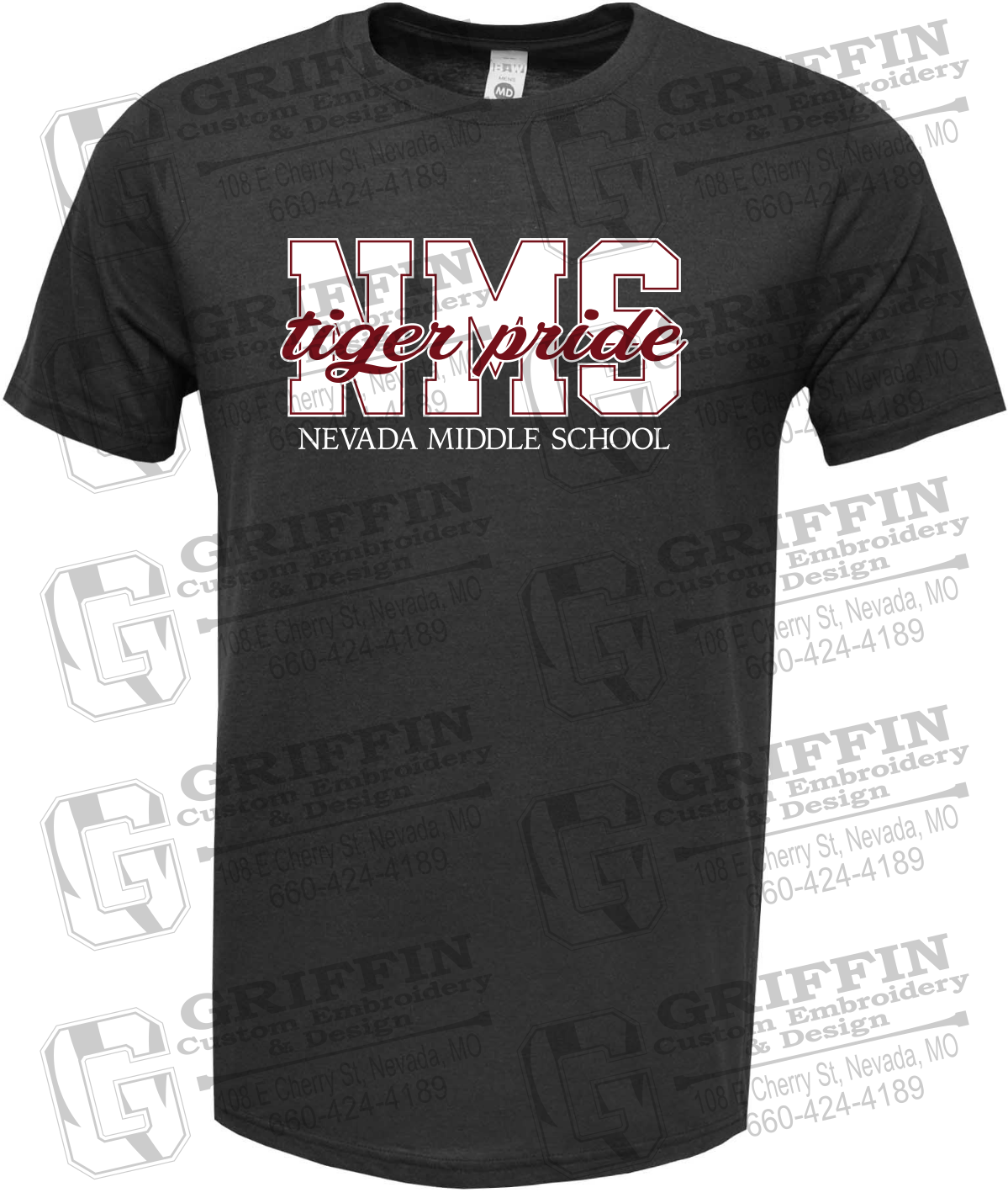 Soft-Tek Short Sleeve T-Shirt - Nevada Tigers NMS-001