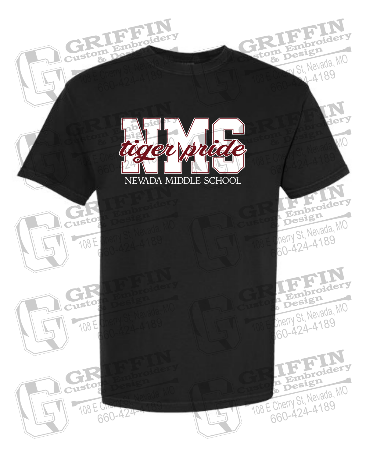 Comfort Colors Short Sleeve T-Shirt - Nevada Tigers NMS-001
