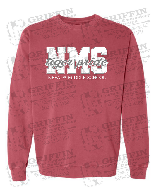 Comfort Colors Crewneck Sweatshirt - Nevada Tigers NMS-001