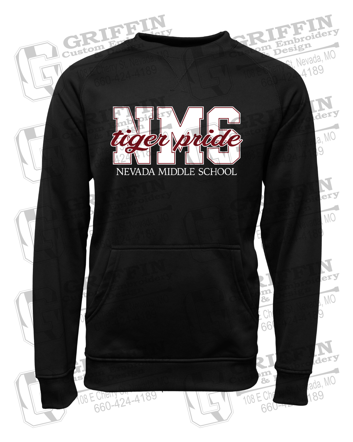 Performance Fleece Sweatshirt - Nevada Tigers NMS-001