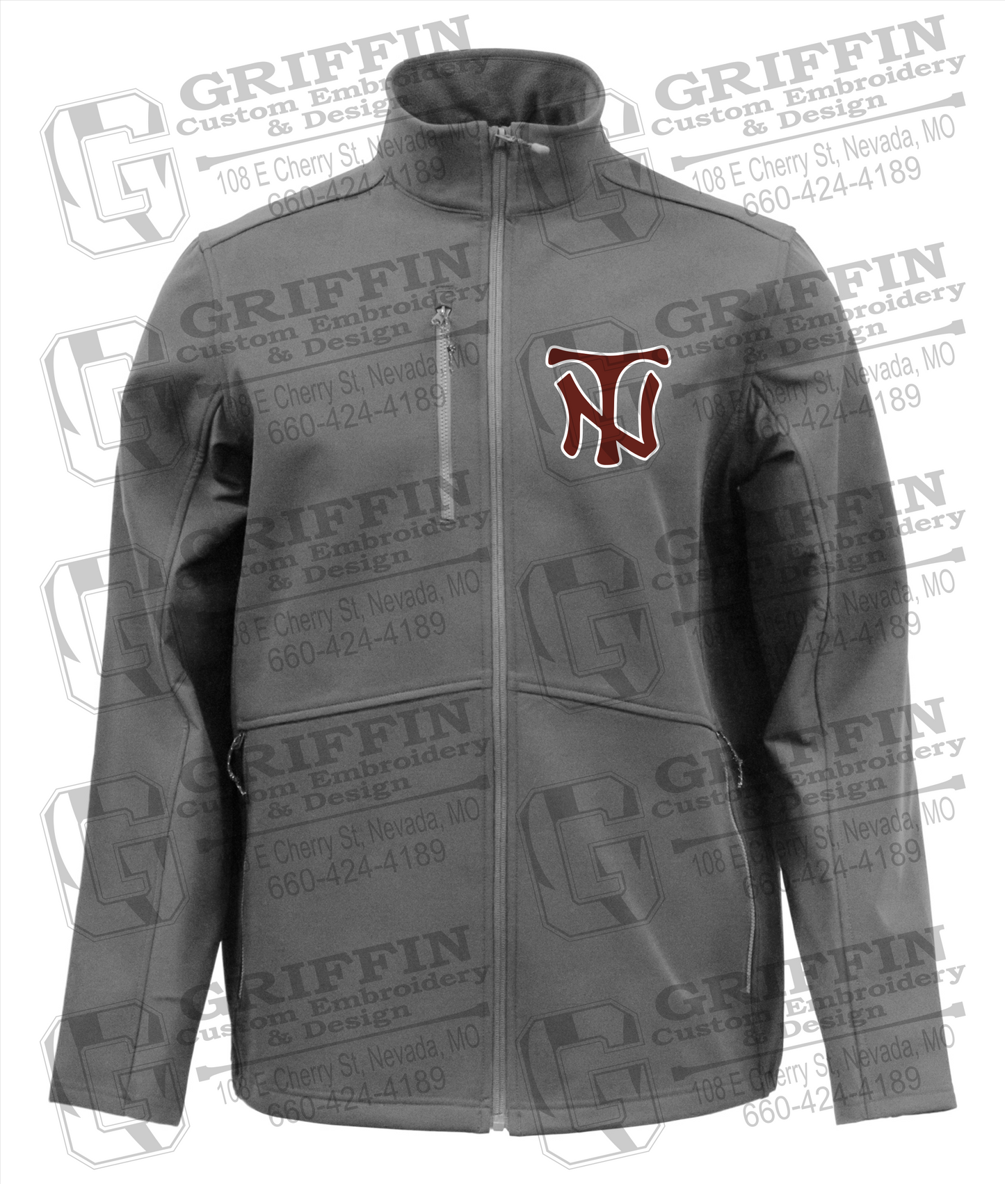 Mens Softshell Jacket - Nevada Tigers NT Logo