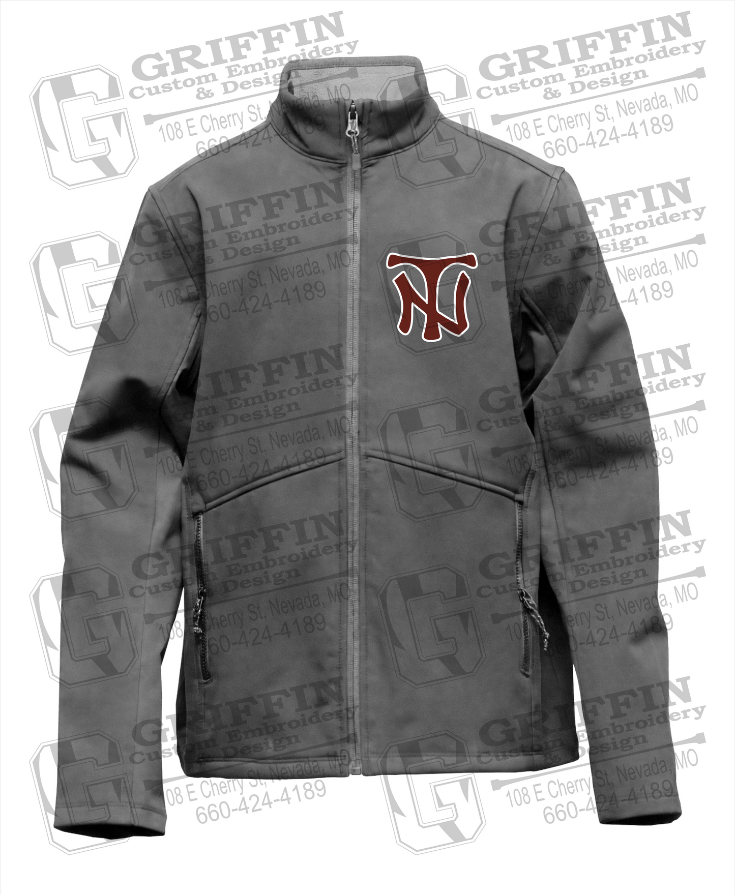 Nevada Tigers Youth Softshell Jacket - NT Logo