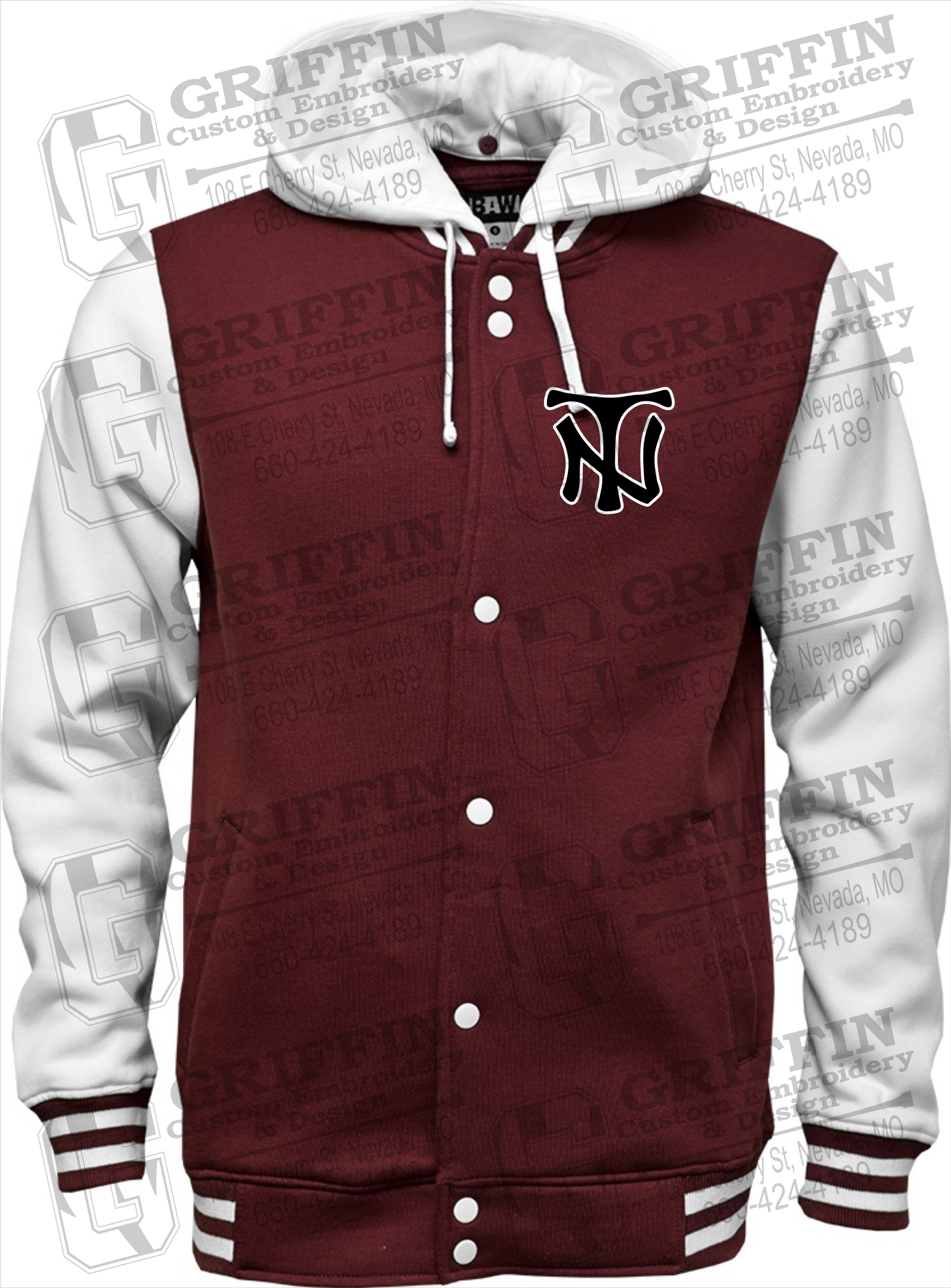 Varsity Jacket - Nevada Tigers NT Logo