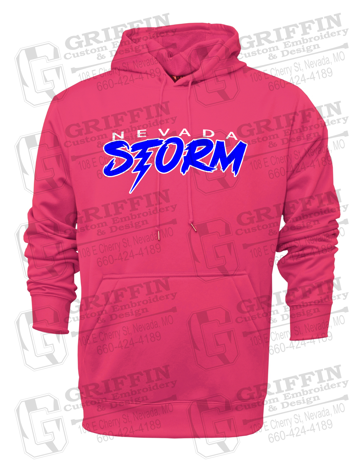 Performance Fleece Hoodie - Basketball - Nevada Storm