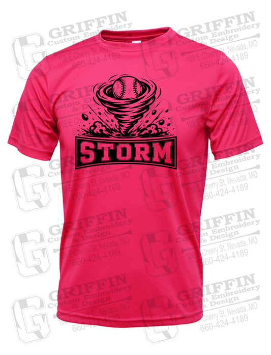 Dry-Fit Short Sleeve T-Shirt - Pink Storm