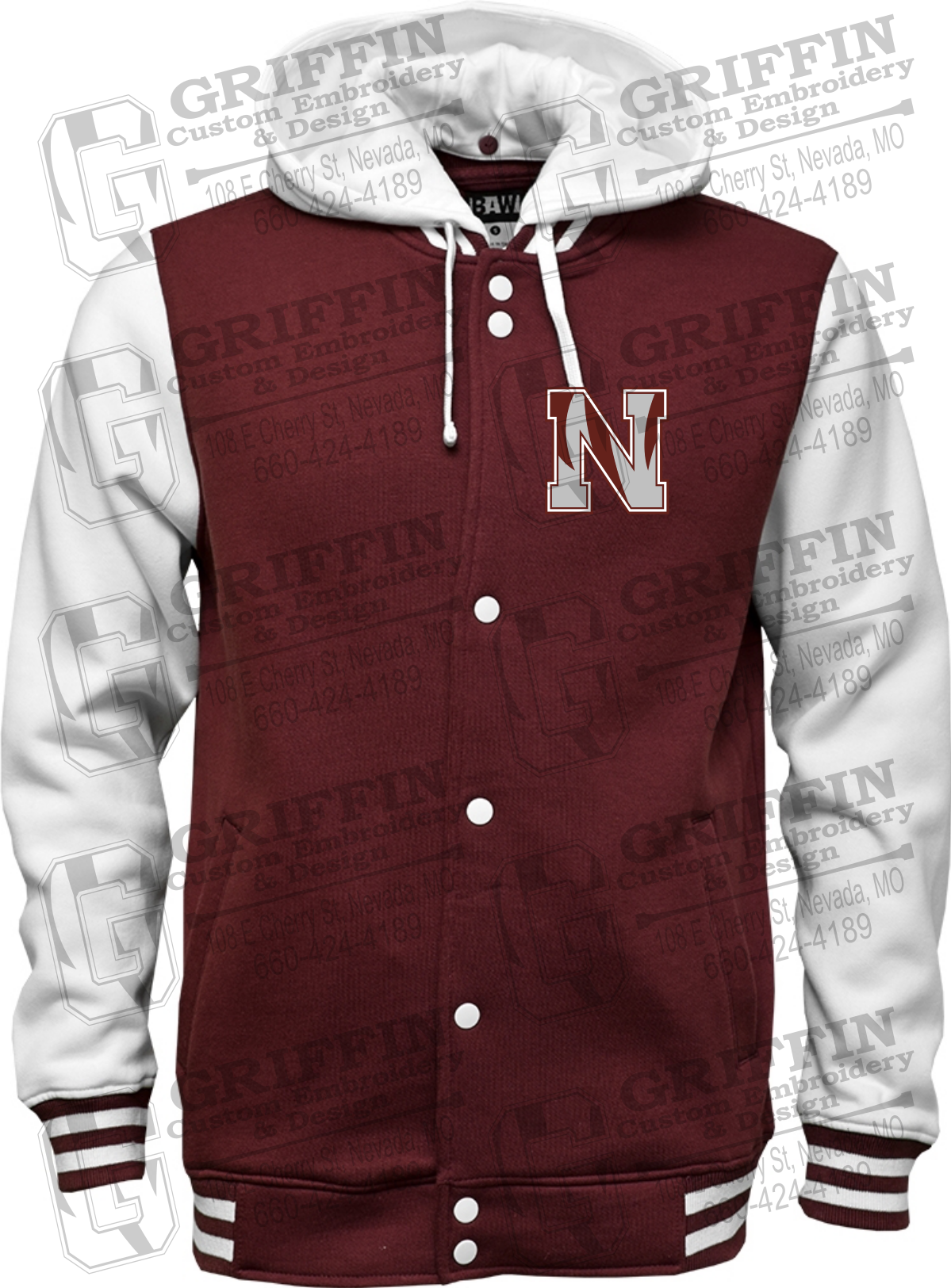 Varsity Jacket - Nevada Tigers N Logo