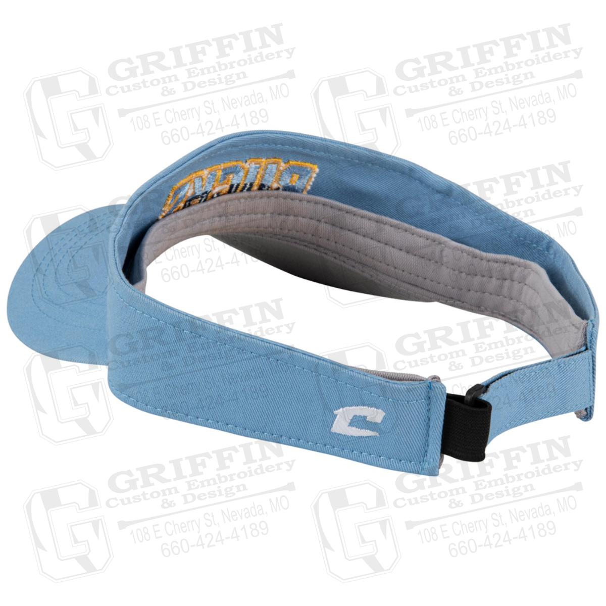 Optic Adjustable Visor - Blackout Nevada N Logo